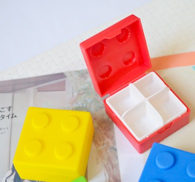 Lego building block  pill case