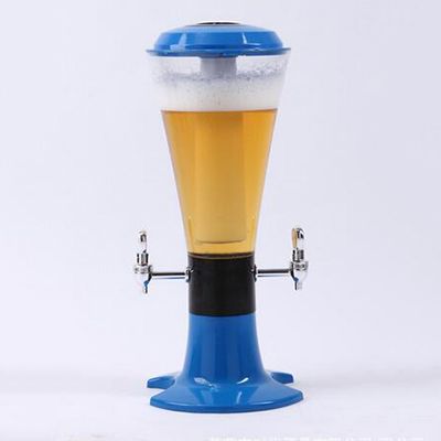 3L LED double Faucets beer tower
