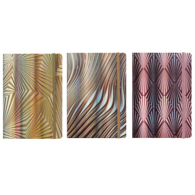 Metalized Paper Cover Notebook